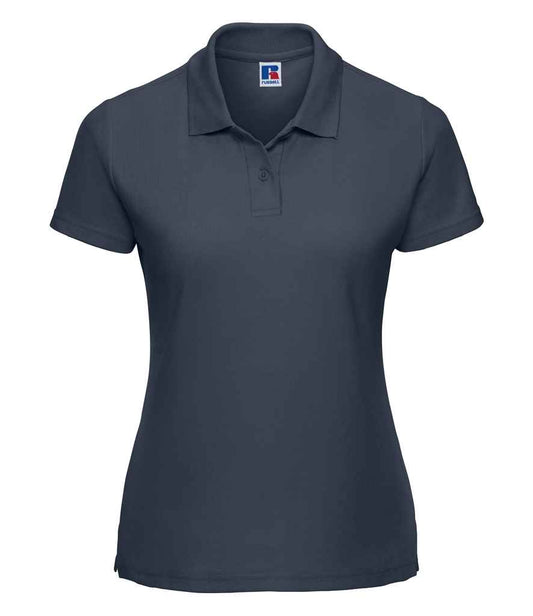 Russell 539F French Navy Front -  Ready to be Embroidered and Printed by Custard Workwear - Cheap Personalised and Customised Workwear in Nottinghamshire, Derbyshire and Leicestershire