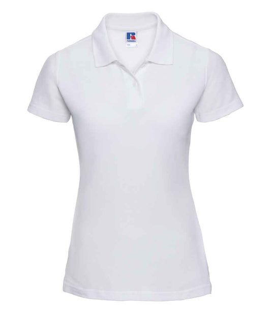 Russell 539F White Front -  Ready to be Embroidered and Printed by Custard Workwear - Cheap Personalised and Customised Workwear in Nottinghamshire, Derbyshire and Leicestershire