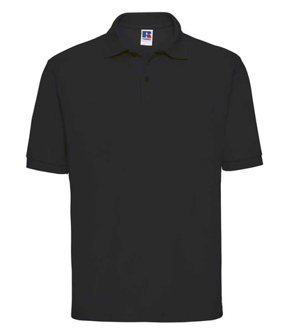 Russell 539M Black Front -  Ready to be Embroidered and Printed by Custard Workwear - Cheap Personalised and Customised Workwear in Nottinghamshire, Derbyshire and Leicestershire
