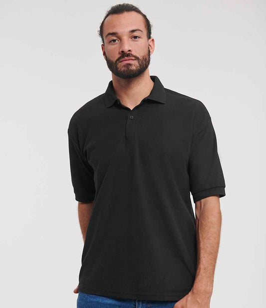 Russell 539M Black Model -  Ready to be Embroidered and Printed by Custard Workwear - Cheap Personalised and Customised Workwear in Nottinghamshire, Derbyshire and Leicestershire