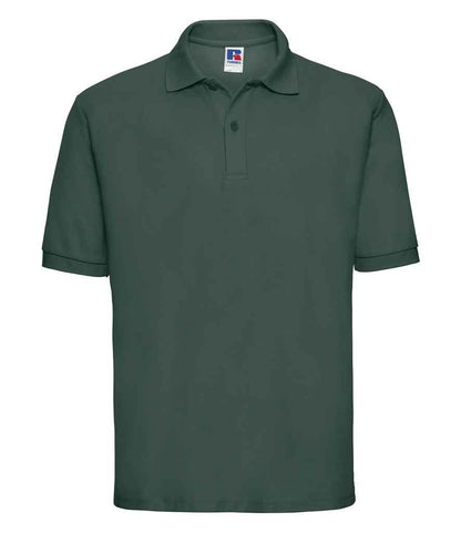 Russell 539M Bottle Green Front -  Ready to be Embroidered and Printed by Custard Workwear - Cheap Personalised and Customised Workwear in Nottinghamshire, Derbyshire and Leicestershire