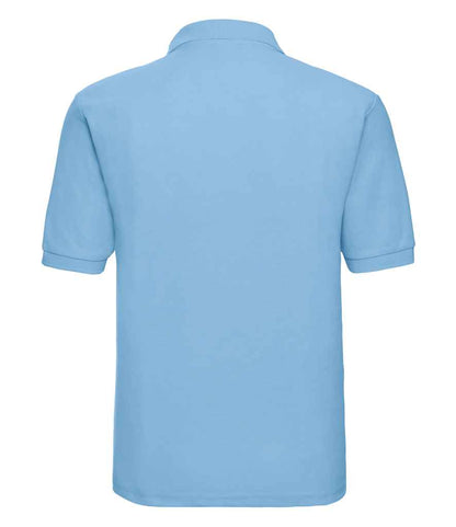 Russell 539M Sky Blue Back -  Ready to be Embroidered and Printed by Custard Workwear - Cheap Personalised and Customised Workwear in Nottinghamshire, Derbyshire and Leicestershire
