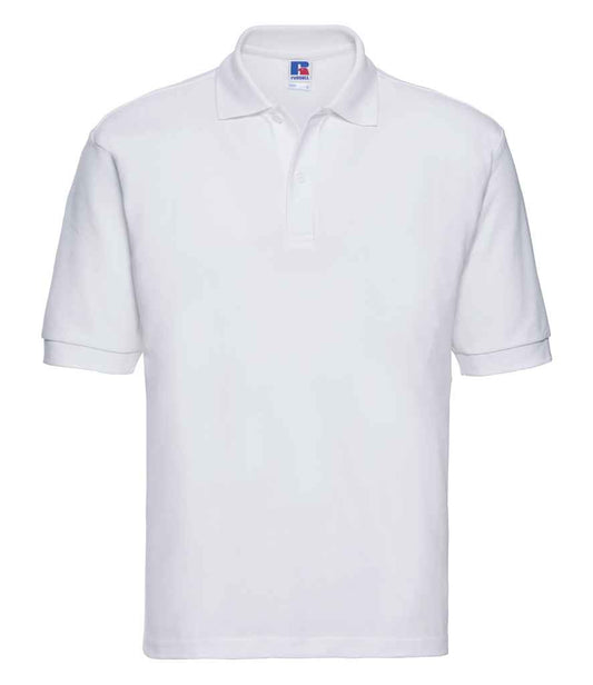 Russell 539M White Front -  Ready to be Embroidered and Printed by Custard Workwear - Cheap Personalised and Customised Workwear in Nottinghamshire, Derbyshire and Leicestershire