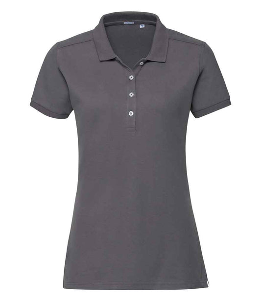 Russell 566F Convoy Grey Front -  Ready to be Embroidered and Printed by Custard Workwear - Cheap Personalised and Customised Workwear in Nottinghamshire, Derbyshire and Leicestershire