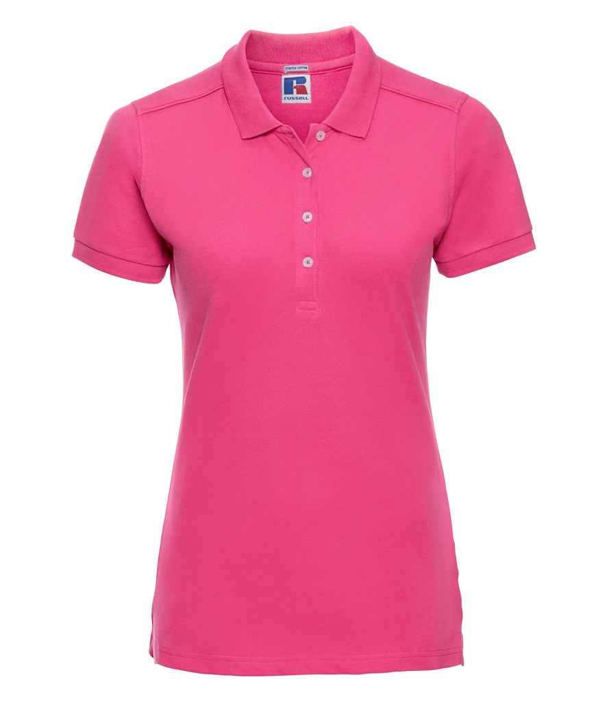 Russell 566F Fuchsia Front -  Ready to be Embroidered and Printed by Custard Workwear - Cheap Personalised and Customised Workwear in Nottinghamshire, Derbyshire and Leicestershire