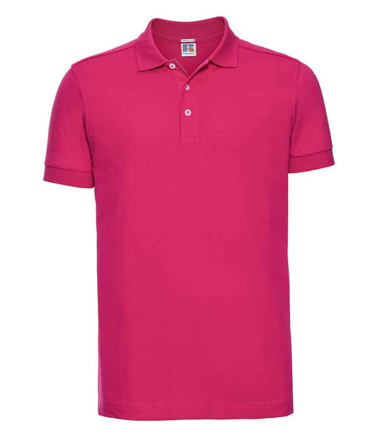 Russell 566M Fuchsia Front -  Ready to be Embroidered and Printed by Custard Workwear - Cheap Personalised and Customised Workwear in Nottinghamshire, Derbyshire and Leicestershire
