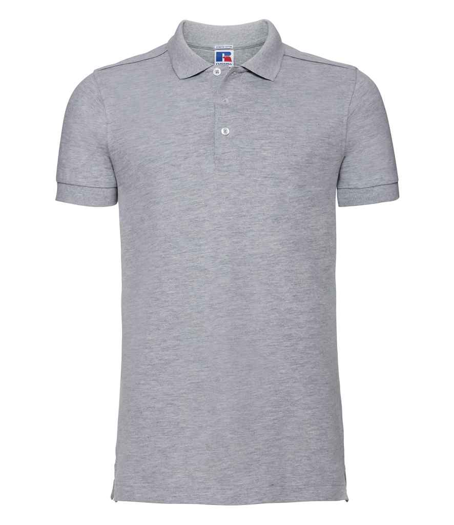 Russell 566M Light Oxford Front -  Ready to be Embroidered and Printed by Custard Workwear - Cheap Personalised and Customised Workwear in Nottinghamshire, Derbyshire and Leicestershire