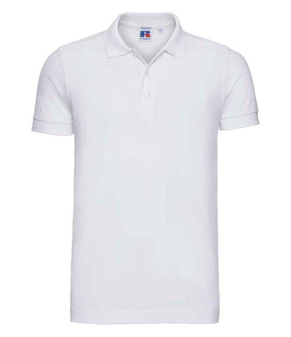 Russell 566M White Front -  Ready to be Embroidered and Printed by Custard Workwear - Cheap Personalised and Customised Workwear in Nottinghamshire, Derbyshire and Leicestershire