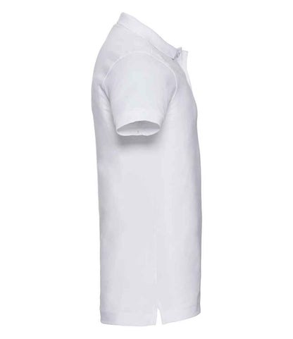 Russell 566M White Right -  Ready to be Embroidered and Printed by Custard Workwear - Cheap Personalised and Customised Workwear in Nottinghamshire, Derbyshire and Leicestershire