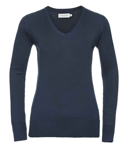 Russell 710F French Navy Front -  Ready to be Embroidered by Custard Workwear - Cheap Personalised and Customised Workwear in Nottinghamshire, Derbyshire and Leicestershire