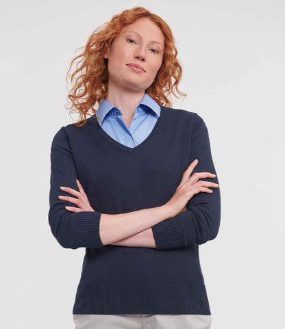 Russell 710F French Navy Model -  Ready to be Embroidered by Custard Workwear - Cheap Personalised and Customised Workwear in Nottinghamshire, Derbyshire and Leicestershire