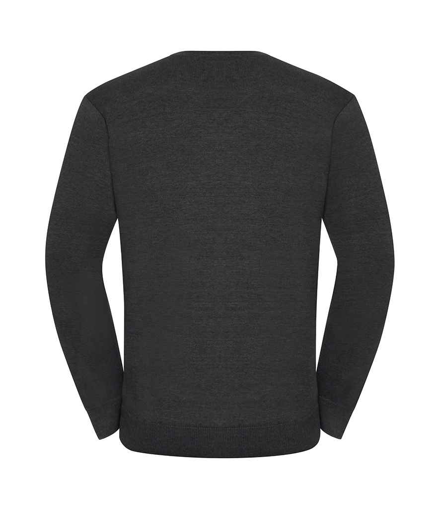 Russell 710M Charcoal Marl Back -  Ready to be Embroidered by Custard Workwear - Cheap Personalised and Customised Workwear in Nottinghamshire, Derbyshire and Leicestershire