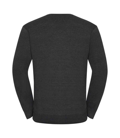 Russell 710M Charcoal Marl Back -  Ready to be Embroidered by Custard Workwear - Cheap Personalised and Customised Workwear in Nottinghamshire, Derbyshire and Leicestershire