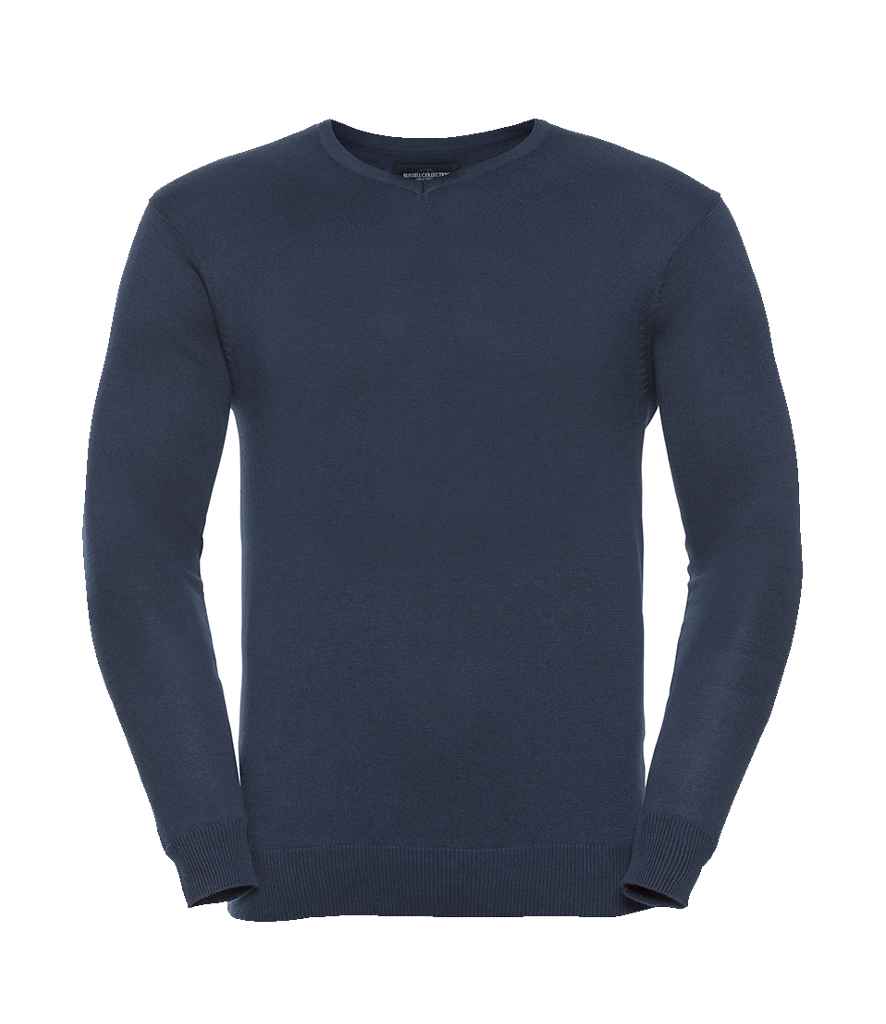 Russell 710M French Navy Front -  Ready to be Embroidered by Custard Workwear - Cheap Personalised and Customised Workwear in Nottinghamshire, Derbyshire and Leicestershire