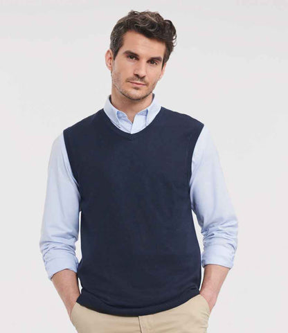 Russell 716M French Navy Model -  Ready to be Embroidered by Custard Workwear - Cheap Personalised and Customised Workwear in Nottinghamshire, Derbyshire and Leicestershire