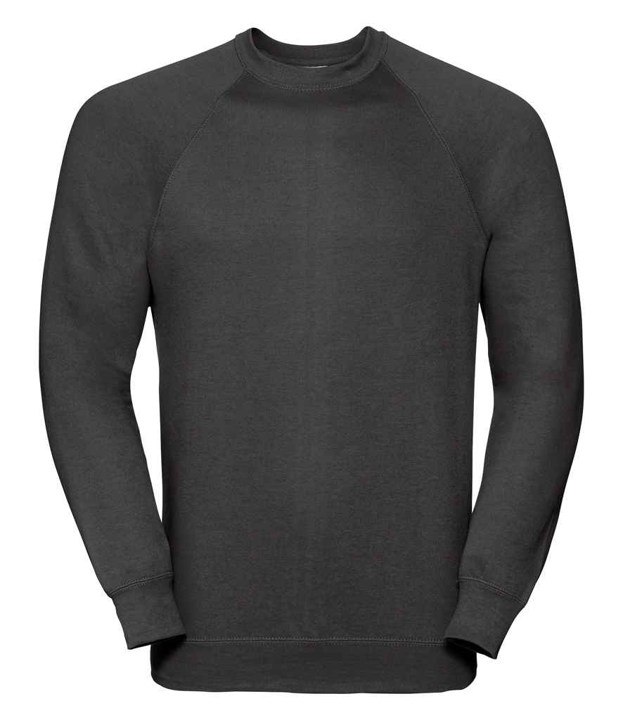Russell 762M Black Front -  Ready to be Embroidered and Printed by Custard Workwear - Cheap Personalised and Customised Workwear in Nottinghamshire, Derbyshire and Leicestershire