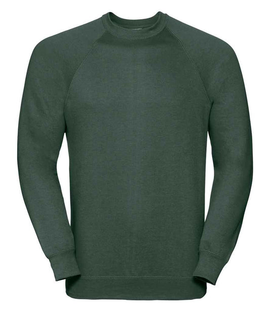 Russell 762M Bottle Green Front -  Ready to be Embroidered and Printed by Custard Workwear - Cheap Personalised and Customised Workwear in Nottinghamshire, Derbyshire and Leicestershire