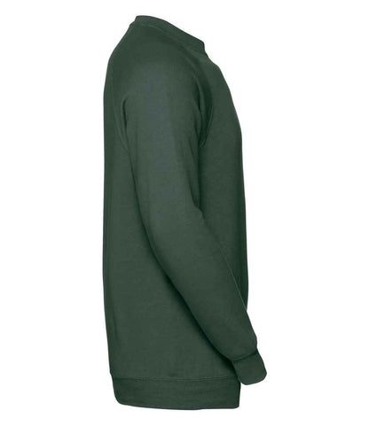 Russell 762M Bottle Green Right -  Ready to be Embroidered and Printed by Custard Workwear - Cheap Personalised and Customised Workwear in Nottinghamshire, Derbyshire and Leicestershire
