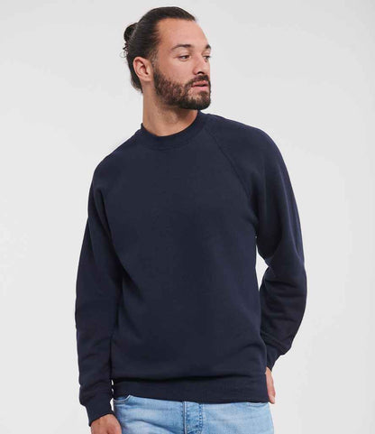 Russell 762M French Navy Model -  Ready to be Embroidered and Printed by Custard Workwear - Cheap Personalised and Customised Workwear in Nottinghamshire, Derbyshire and Leicestershire