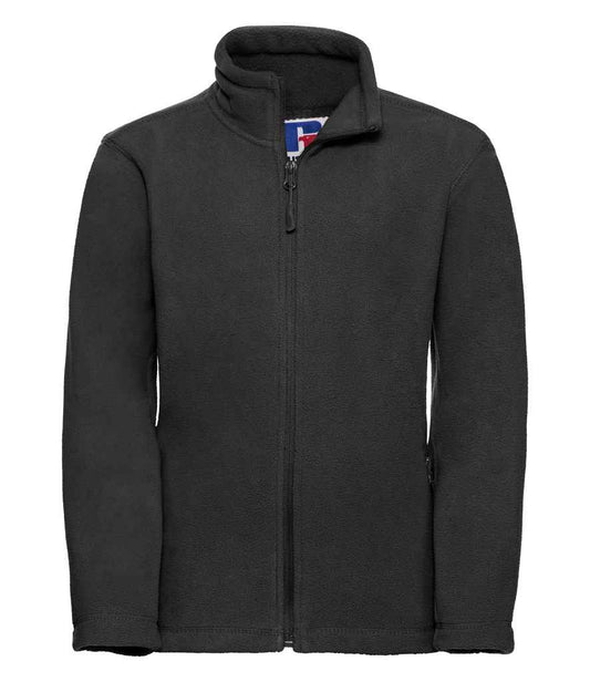 Russell 870B Black Front -  Ready to be Embroidered by Custard Workwear - Cheap Personalised and Customised Workwear in Nottinghamshire, Derbyshire and Leicestershire