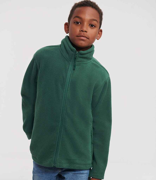Russell 870B Bottle Green Model -  Ready to be Embroidered by Custard Workwear - Cheap Personalised and Customised Workwear in Nottinghamshire, Derbyshire and Leicestershire