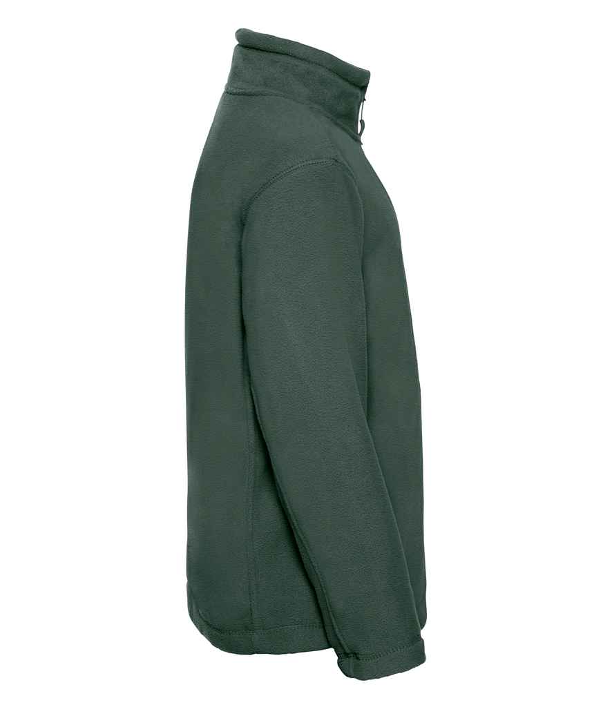 Russell 870B Bottle Green Right -  Ready to be Embroidered by Custard Workwear - Cheap Personalised and Customised Workwear in Nottinghamshire, Derbyshire and Leicestershire