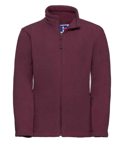Russell 870B Burgundy Front -  Ready to be Embroidered by Custard Workwear - Cheap Personalised and Customised Workwear in Nottinghamshire, Derbyshire and Leicestershire