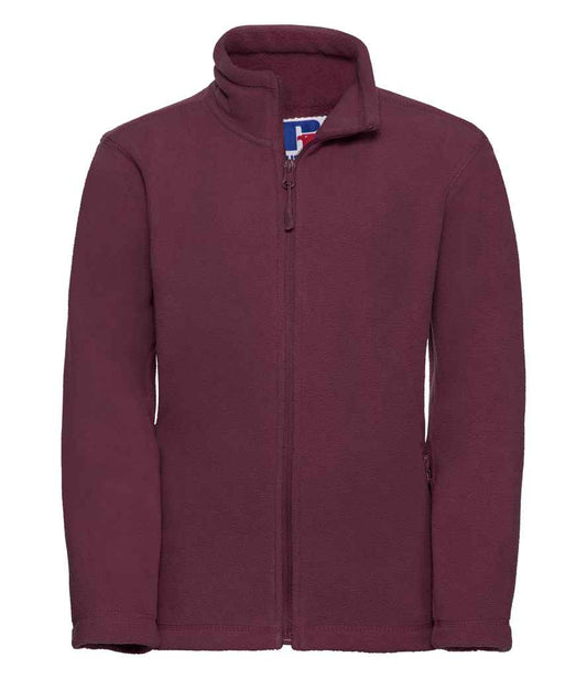 Russell 870B Burgundy Front -  Ready to be Embroidered by Custard Workwear - Cheap Personalised and Customised Workwear in Nottinghamshire, Derbyshire and Leicestershire