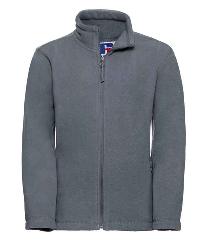 Russell 870B Convoy Grey Front -  Ready to be Embroidered by Custard Workwear - Cheap Personalised and Customised Workwear in Nottinghamshire, Derbyshire and Leicestershire