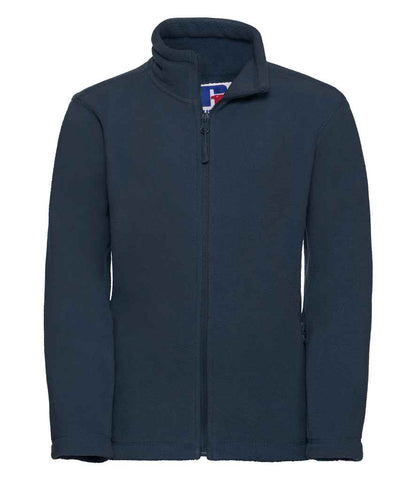 Russell 870B French Navy Front -  Ready to be Embroidered by Custard Workwear - Cheap Personalised and Customised Workwear in Nottinghamshire, Derbyshire and Leicestershire