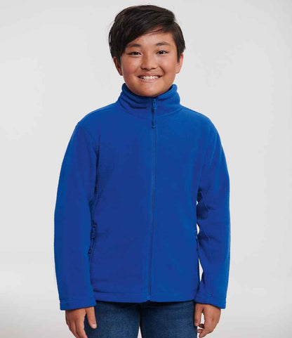 Russell 870B Royal Blue Model -  Ready to be Embroidered by Custard Workwear - Cheap Personalised and Customised Workwear in Nottinghamshire, Derbyshire and Leicestershire