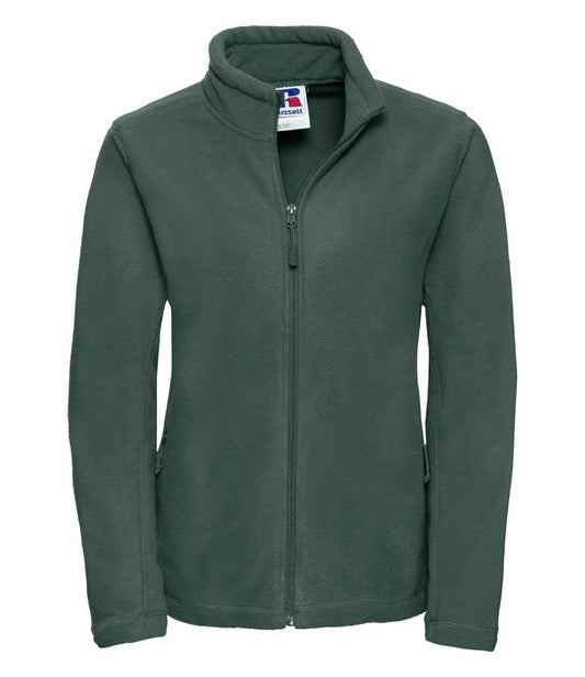 Russell 870F Bottle Green Front -  Ready to be Embroidered by Custard Workwear - Cheap Personalised and Customised Workwear in Nottinghamshire, Derbyshire and Leicestershire
