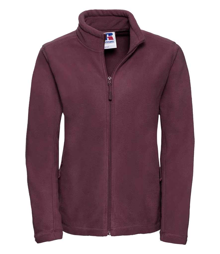 Russell 870F Burgundy Front -  Ready to be Embroidered by Custard Workwear - Cheap Personalised and Customised Workwear in Nottinghamshire, Derbyshire and Leicestershire