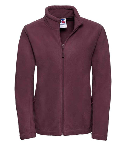 Russell 870F Burgundy Front -  Ready to be Embroidered by Custard Workwear - Cheap Personalised and Customised Workwear in Nottinghamshire, Derbyshire and Leicestershire