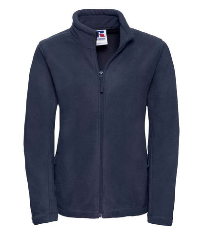 Russell 870F French Navy Front -  Ready to be Embroidered by Custard Workwear - Cheap Personalised and Customised Workwear in Nottinghamshire, Derbyshire and Leicestershire