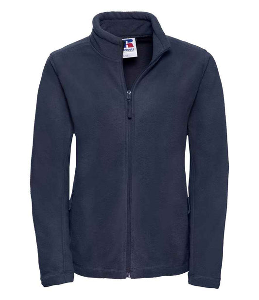 Russell 870F French Navy Front -  Ready to be Embroidered by Custard Workwear - Cheap Personalised and Customised Workwear in Nottinghamshire, Derbyshire and Leicestershire