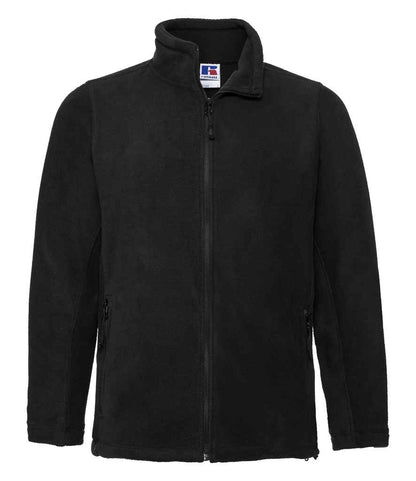 Russell 870M Black Front -  Ready to be Embroidered by Custard Workwear - Cheap Personalised and Customised Workwear in Nottinghamshire, Derbyshire and Leicestershire