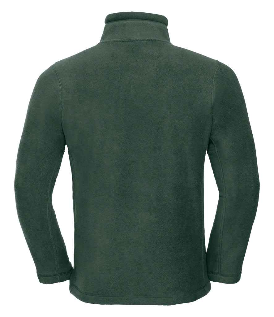 Russell 870M Bottle Green Back -  Ready to be Embroidered by Custard Workwear - Cheap Personalised and Customised Workwear in Nottinghamshire, Derbyshire and Leicestershire