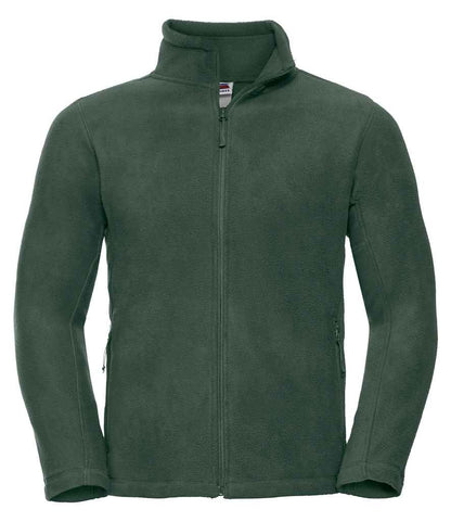Russell 870M Bottle Green Front -  Ready to be Embroidered by Custard Workwear - Cheap Personalised and Customised Workwear in Nottinghamshire, Derbyshire and Leicestershire