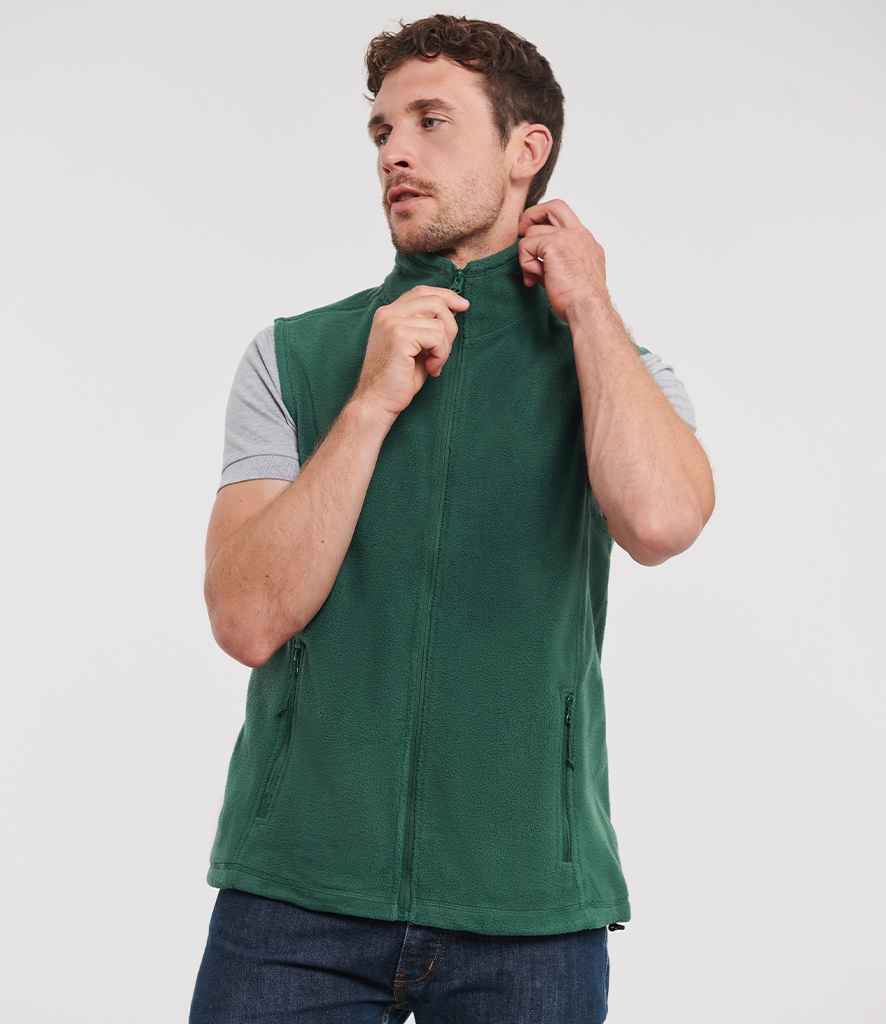Russell 872M Bottle Green Model -  Ready to be Embroidered by Custard Workwear - Cheap Personalised and Customised Workwear in Nottinghamshire, Derbyshire and Leicestershire