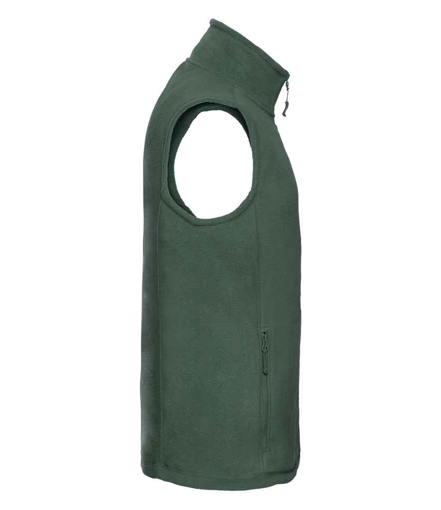 Russell 872M Bottle Green Right -  Ready to be Embroidered by Custard Workwear - Cheap Personalised and Customised Workwear in Nottinghamshire, Derbyshire and Leicestershire