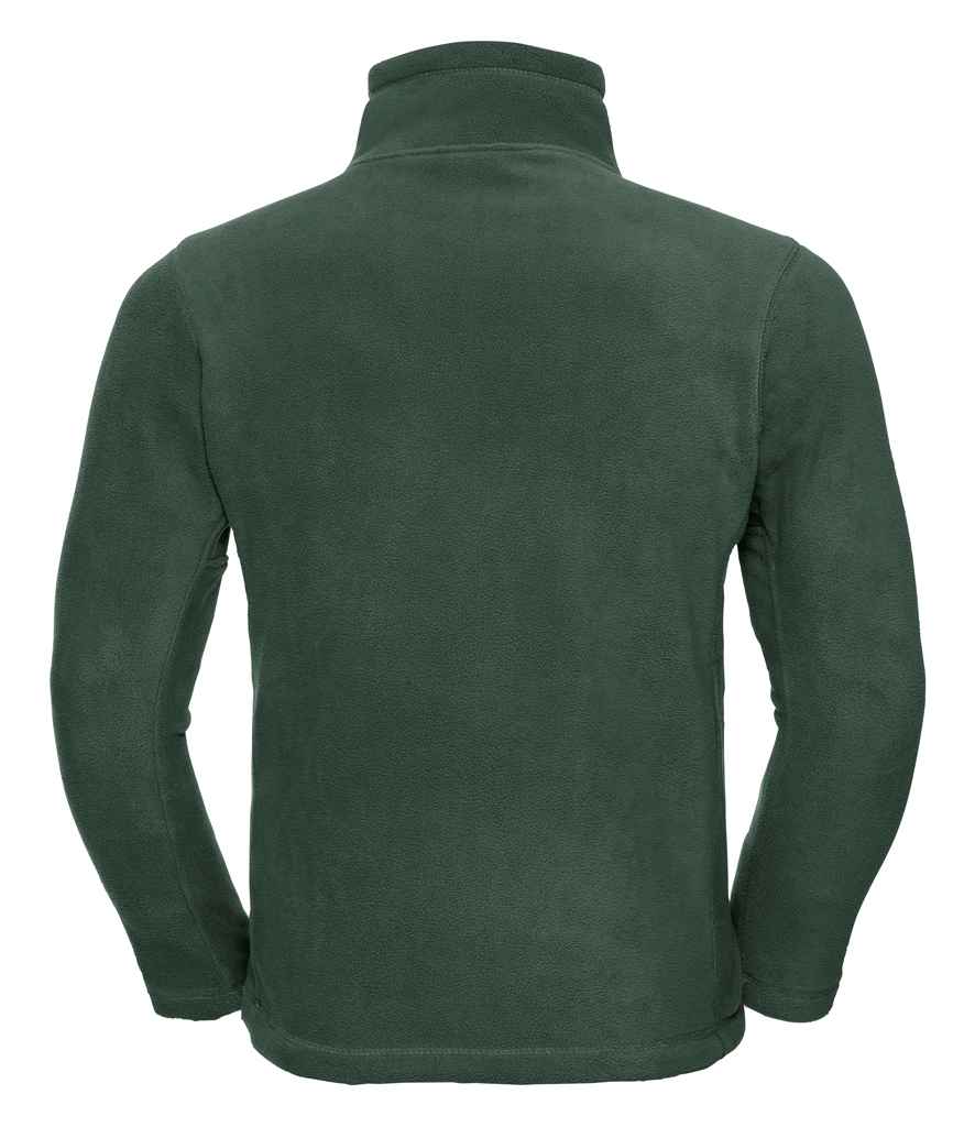 Russell 874M Bottle Green Back -  Ready to be Embroidered by Custard Workwear - Cheap Personalised and Customised Workwear in Nottinghamshire, Derbyshire and Leicestershire