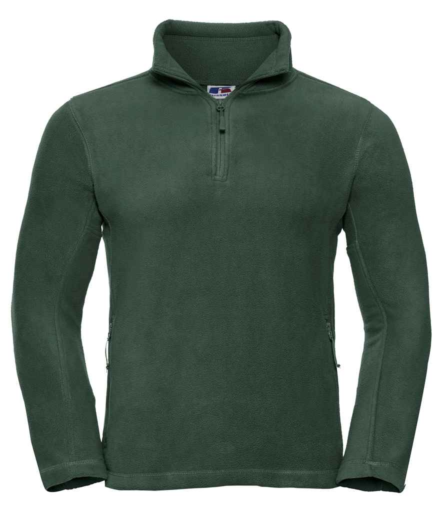 Russell 874M Bottle Green Front -  Ready to be Embroidered by Custard Workwear - Cheap Personalised and Customised Workwear in Nottinghamshire, Derbyshire and Leicestershire