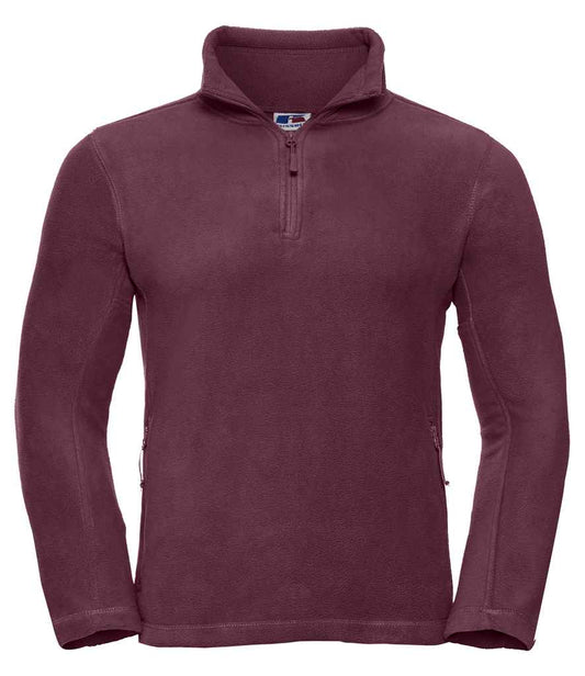 Russell 874M Burgundy Front -  Ready to be Embroidered by Custard Workwear - Cheap Personalised and Customised Workwear in Nottinghamshire, Derbyshire and Leicestershire