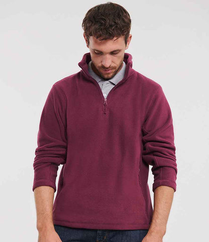 Russell 874M Burgundy Model -  Ready to be Embroidered by Custard Workwear - Cheap Personalised and Customised Workwear in Nottinghamshire, Derbyshire and Leicestershire