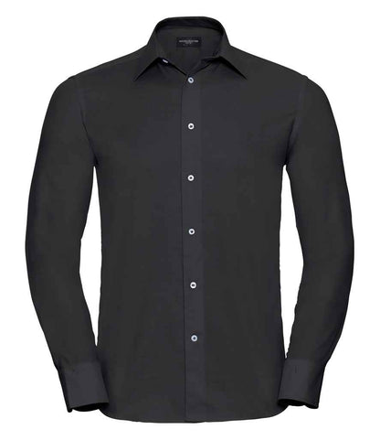 Russell 922M Black Front -  Ready to be Embroidered and Printed by Custard Workwear - Cheap Personalised and Customised Workwear in Nottinghamshire, Derbyshire and Leicestershire