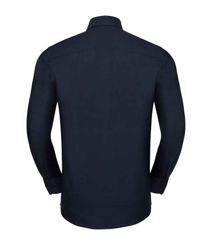 Russell 922M Bright Navy Back -  Ready to be Embroidered and Printed by Custard Workwear - Cheap Personalised and Customised Workwear in Nottinghamshire, Derbyshire and Leicestershire