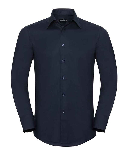 Russell 922M Bright Navy Front -  Ready to be Embroidered and Printed by Custard Workwear - Cheap Personalised and Customised Workwear in Nottinghamshire, Derbyshire and Leicestershire