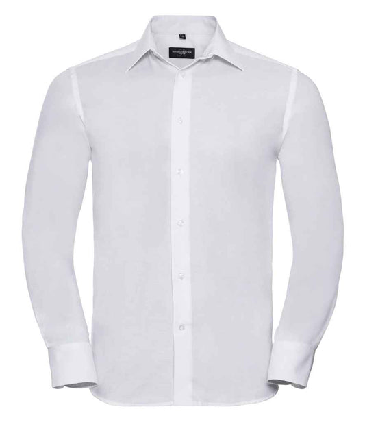 Russell 922M White Front -  Ready to be Embroidered and Printed by Custard Workwear - Cheap Personalised and Customised Workwear in Nottinghamshire, Derbyshire and Leicestershire