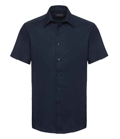 Russell 923M Bright Navy Front -  Ready to be Embroidered and Printed by Custard Workwear - Cheap Personalised and Customised Workwear in Nottinghamshire, Derbyshire and Leicestershire